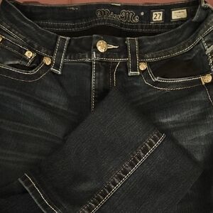 Miss Me Dark Blue Boot Cut Jeans